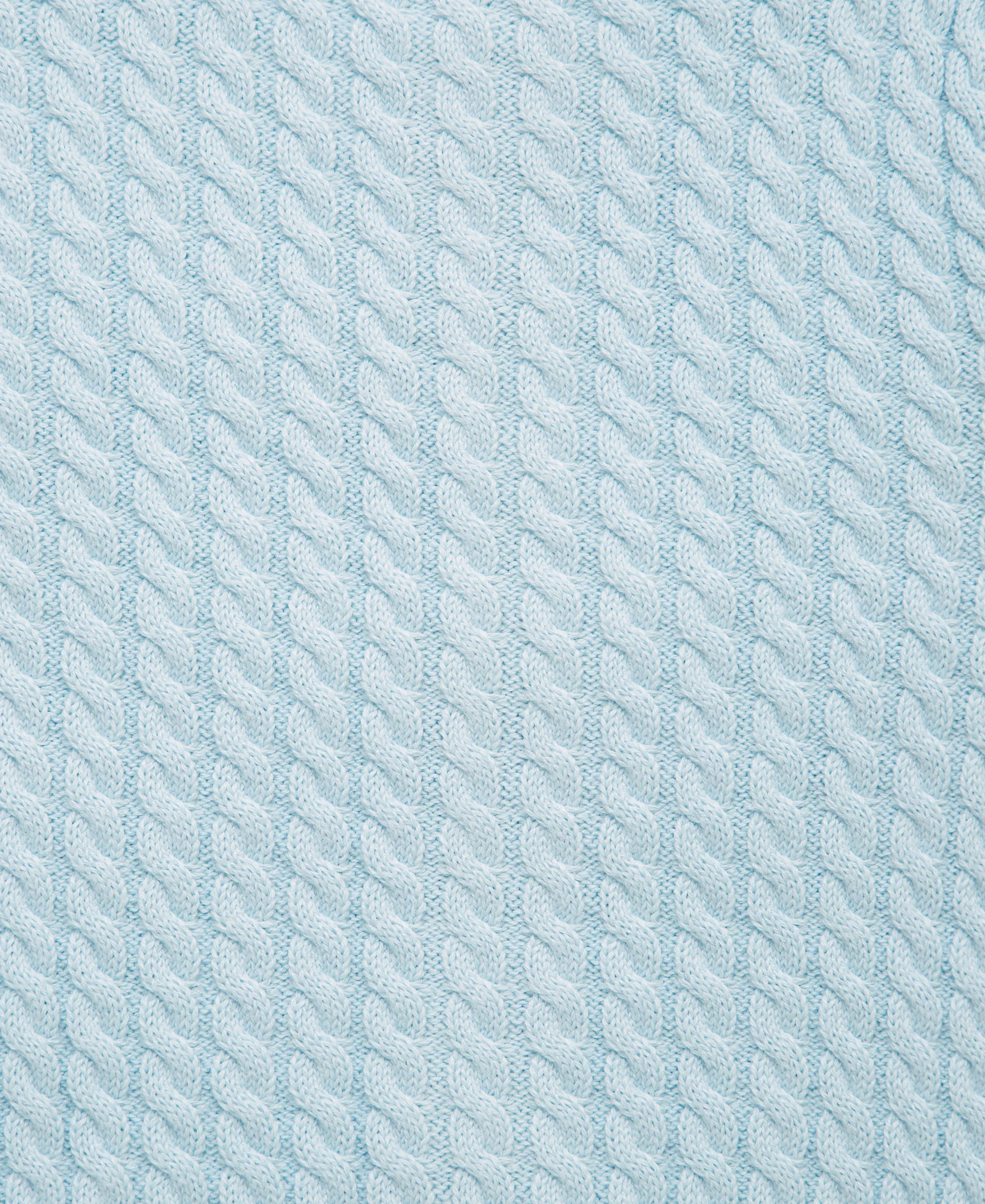 Blue Cable Sweater & Blanket Gift Box - Image 3