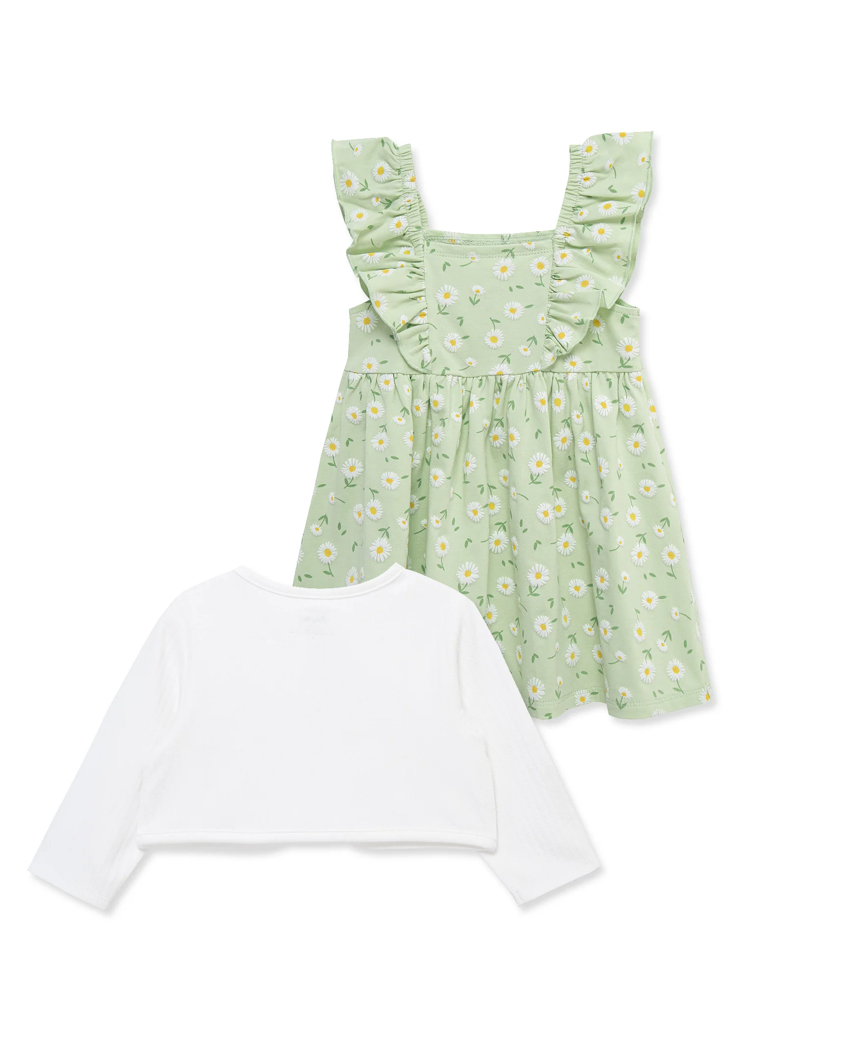 Daisy Knit Dress & Cardigan Set (2T-4T) - Image 5