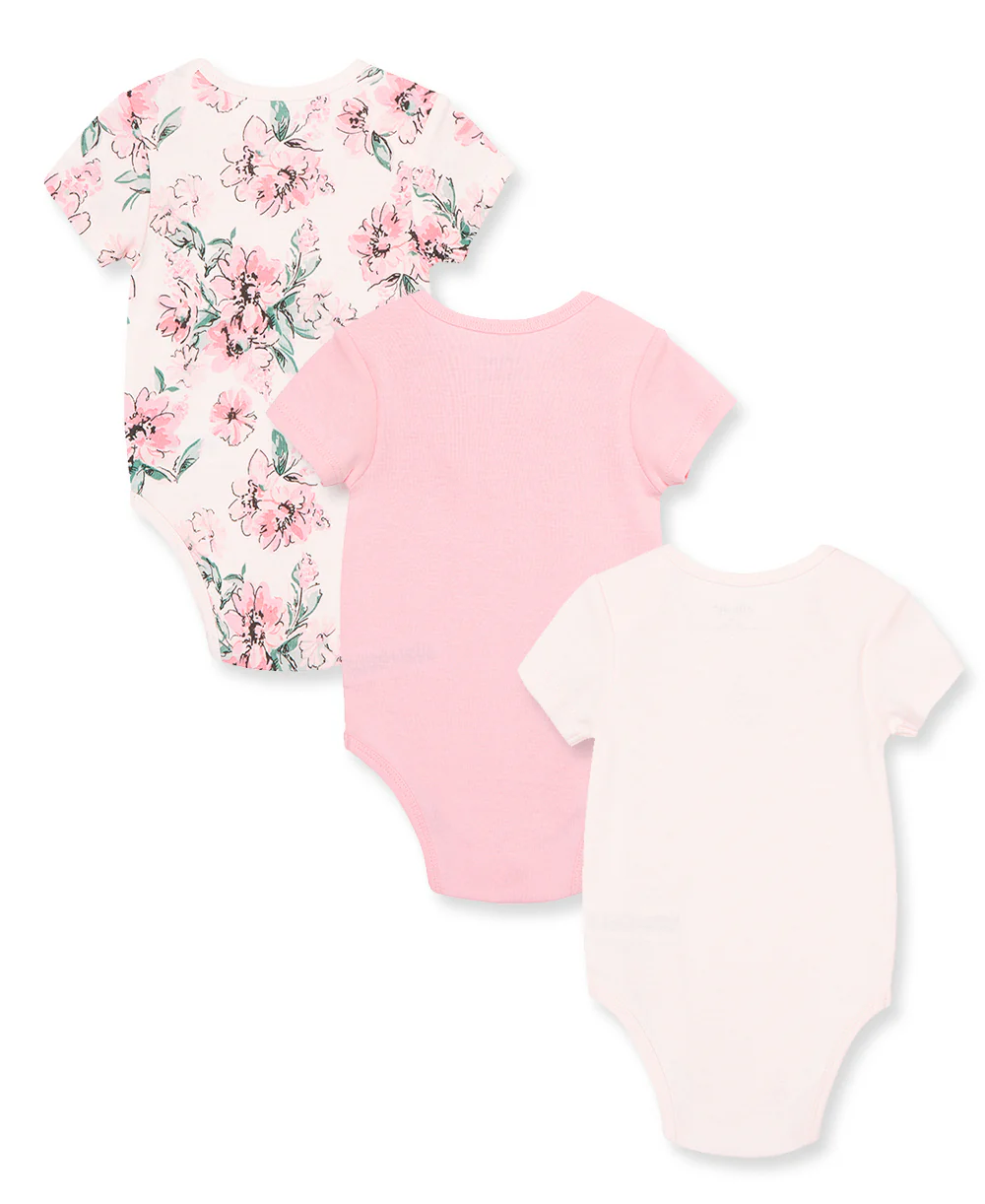 Dream Floral 3-Pack Bodysuits - Image 3