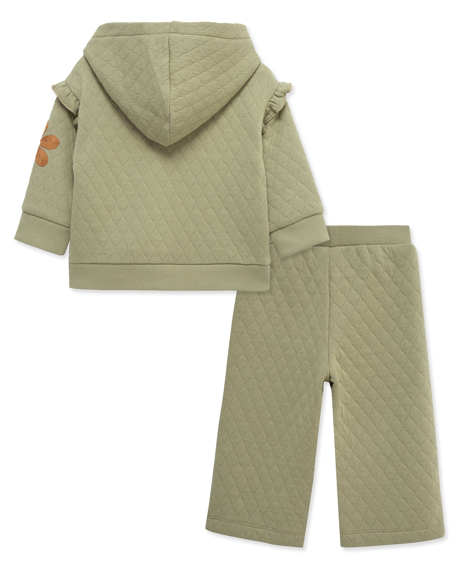 Flower Toddler Hoodie Set (2T-4T) - Image 3