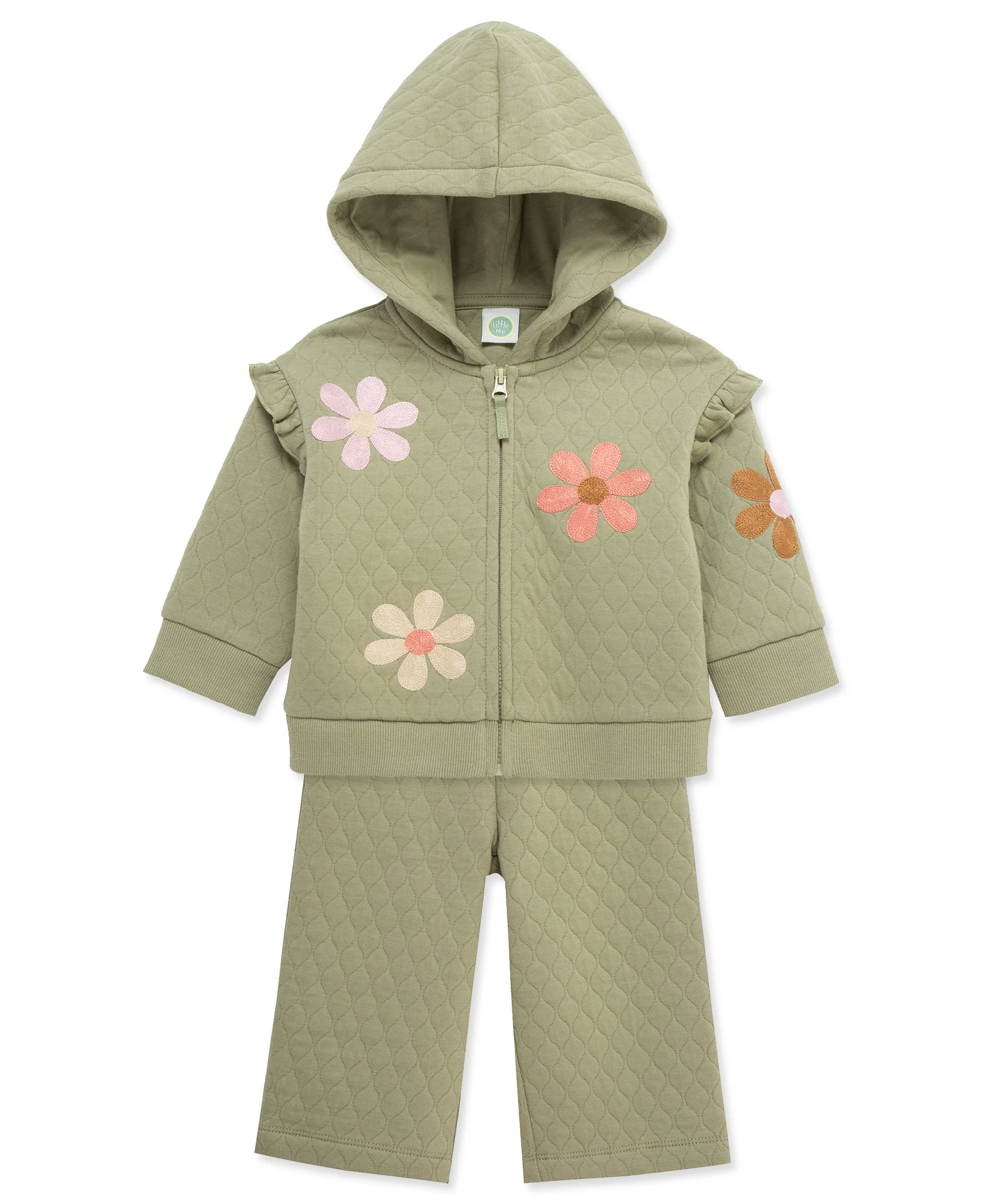 Flower Toddler Hoodie Set (2T-4T) - Image 5