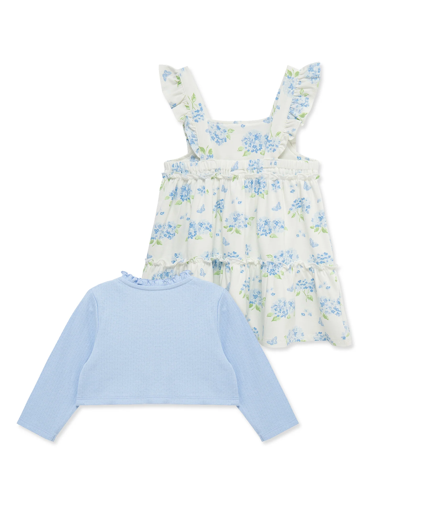 Hydrangea Knit Dress & Cardigan Set (2T-4T) - Image 5