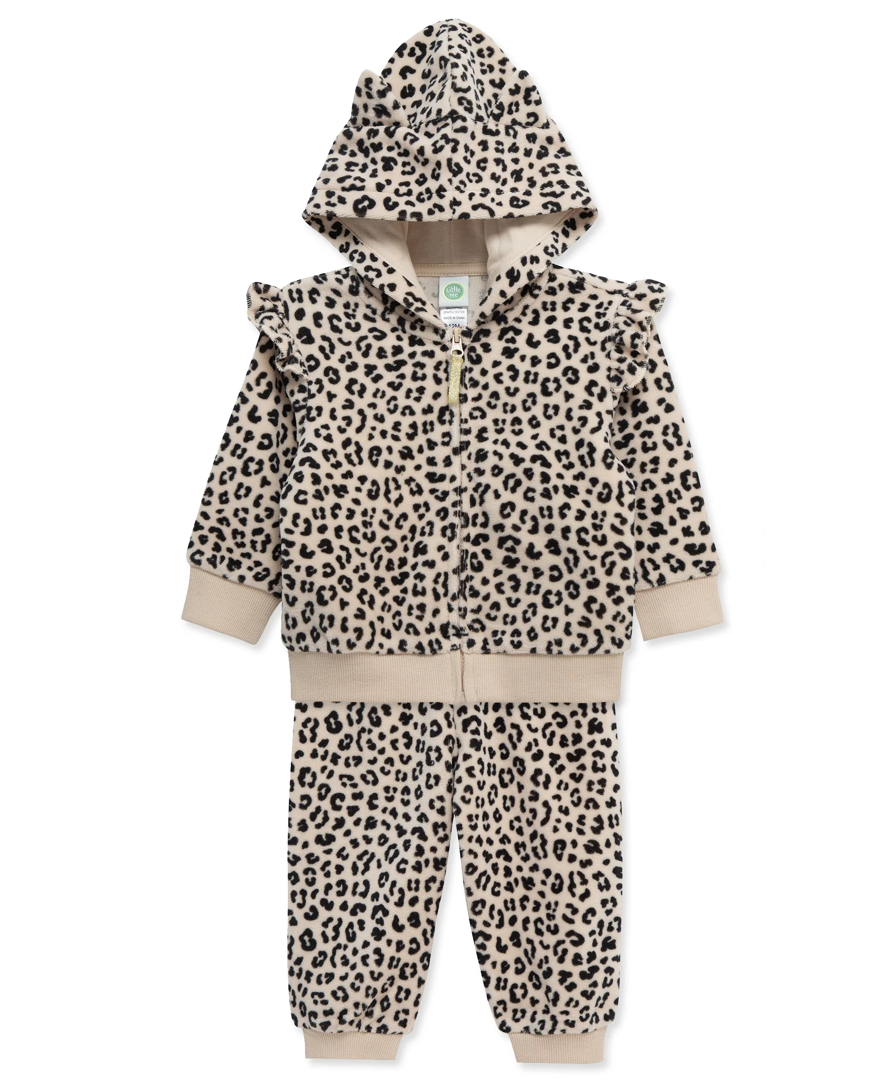 Leopard Toddler Hoodie Set (2T-4T) - Image 5