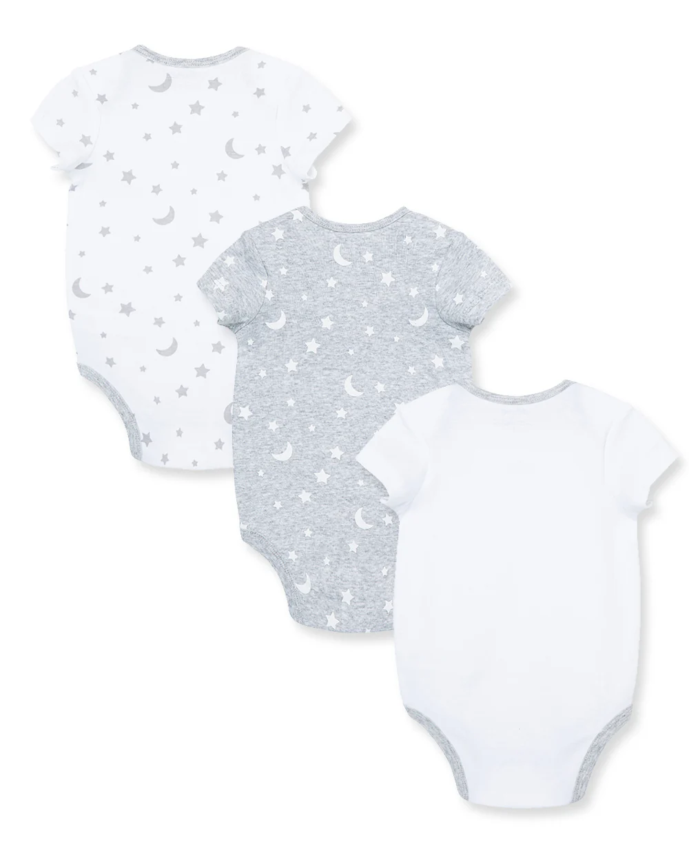 Moon & Stars 3-Pack Bodysuits - Image 3