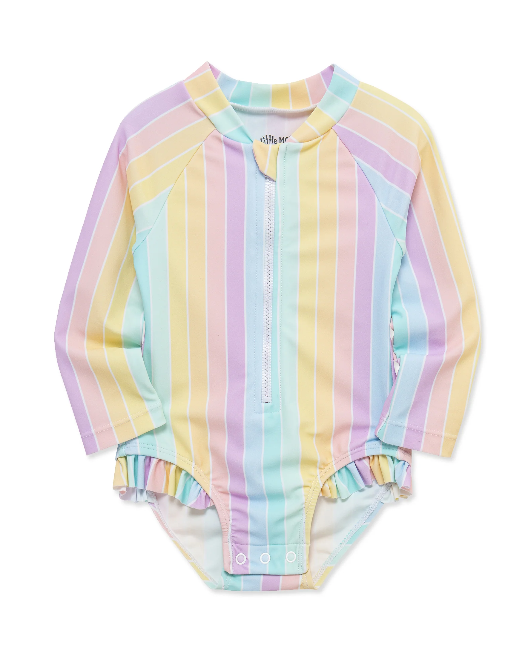 Multi Stripe 1-Piece Rashguard Suit (2T-4T) - Image 3