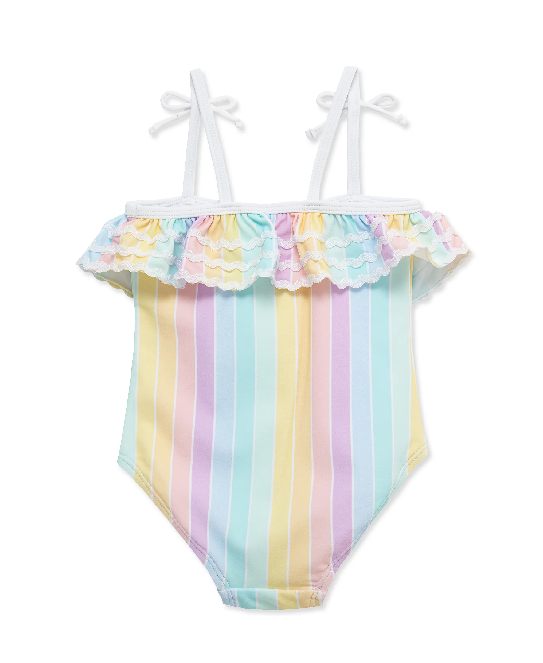 Multi Stripe 1-Piece Swimsuit (2T-4T) - Image 3