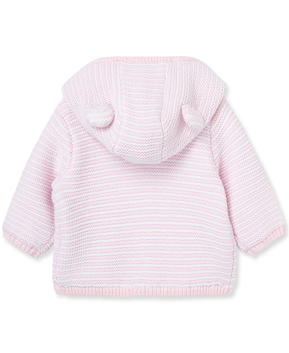 Pink Textured Hoodie - Image 5