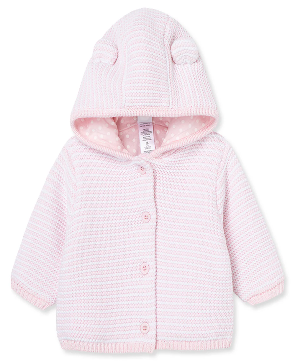 Pink Textured Hoodie - Image 6