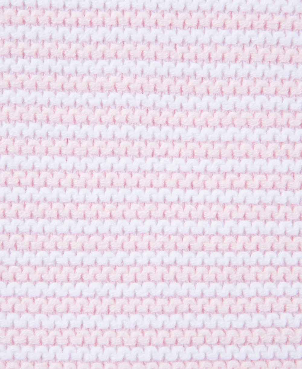 Pink Textured Receiving Blanket - Image 3