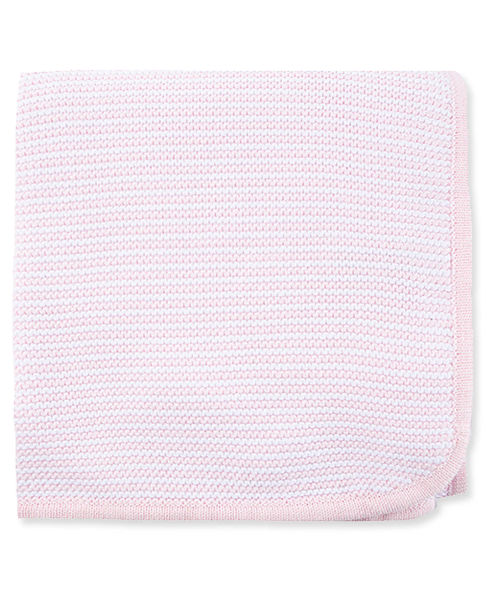Pink Textured Receiving Blanket - Image 4