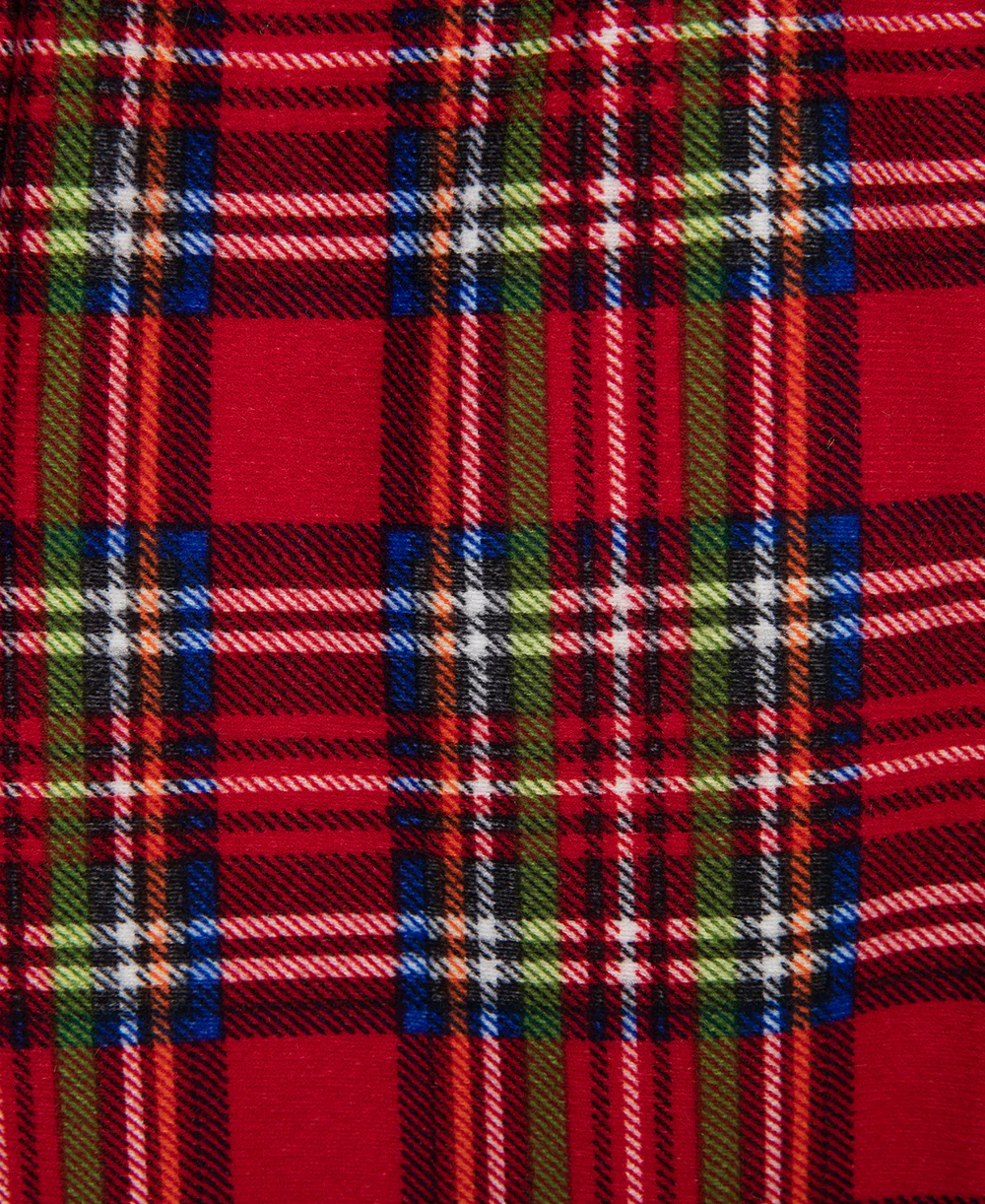 Plaid 2-Piece Pajama Set (5-6X) - Image 4