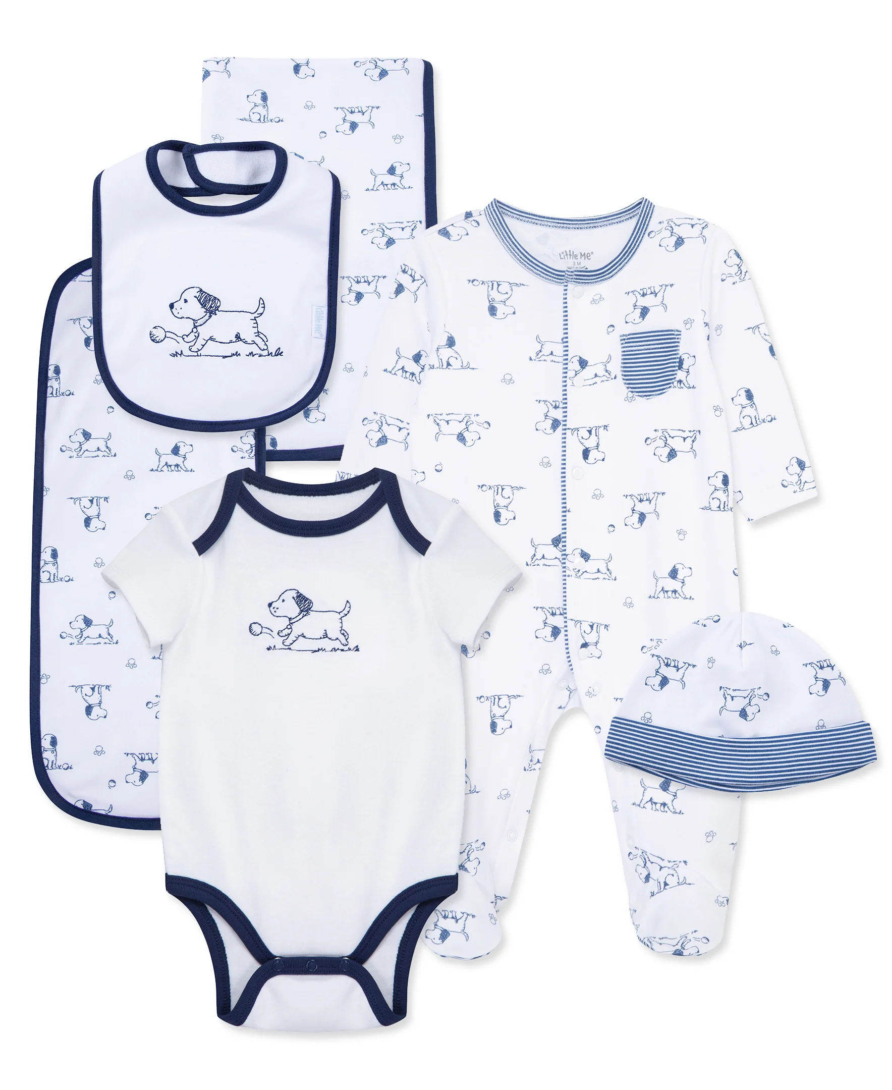 Puppy Toile Printed Gift Box Set - Image 3