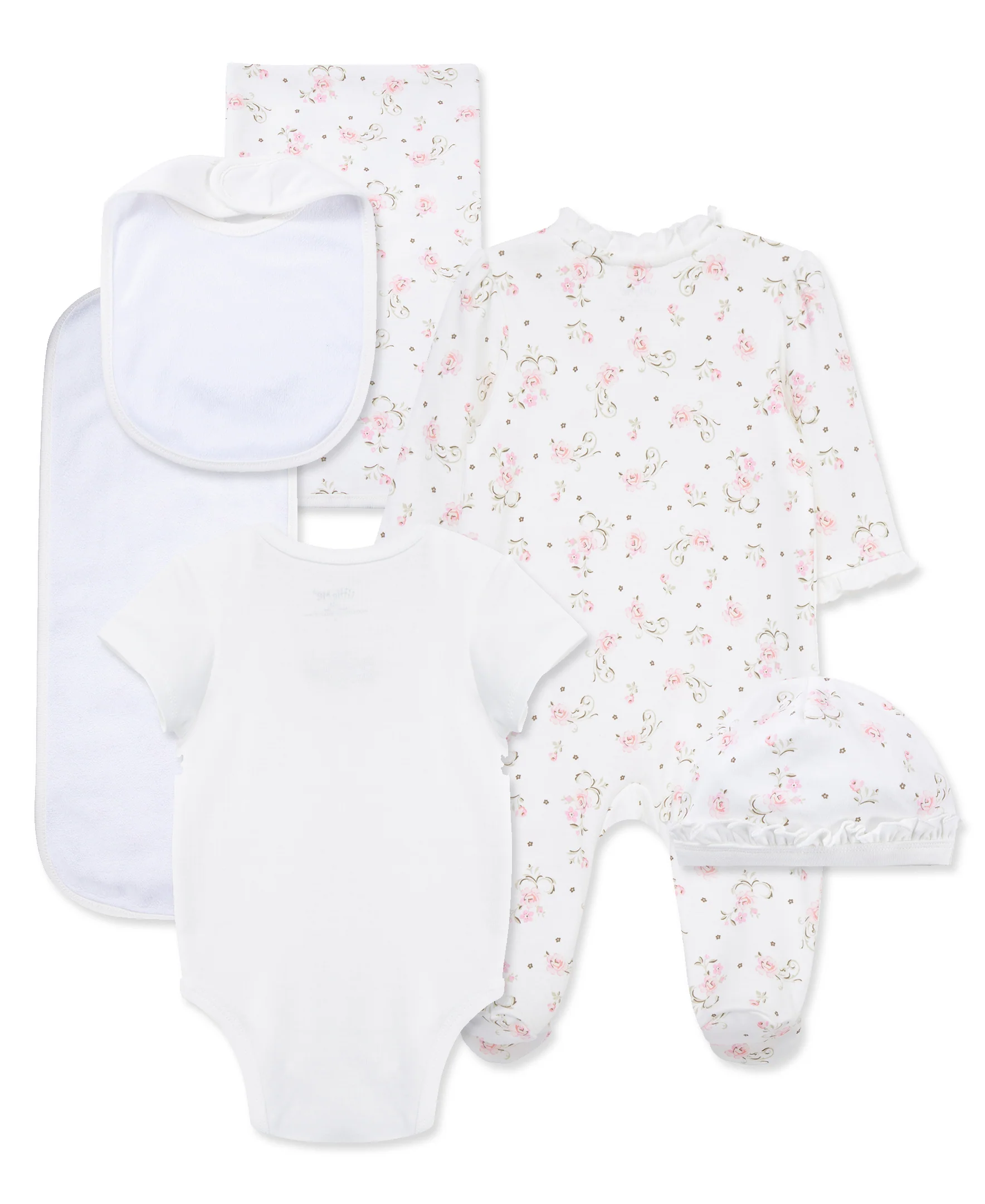 Vintage Rose Print Baby Gift Box Set - Image 4