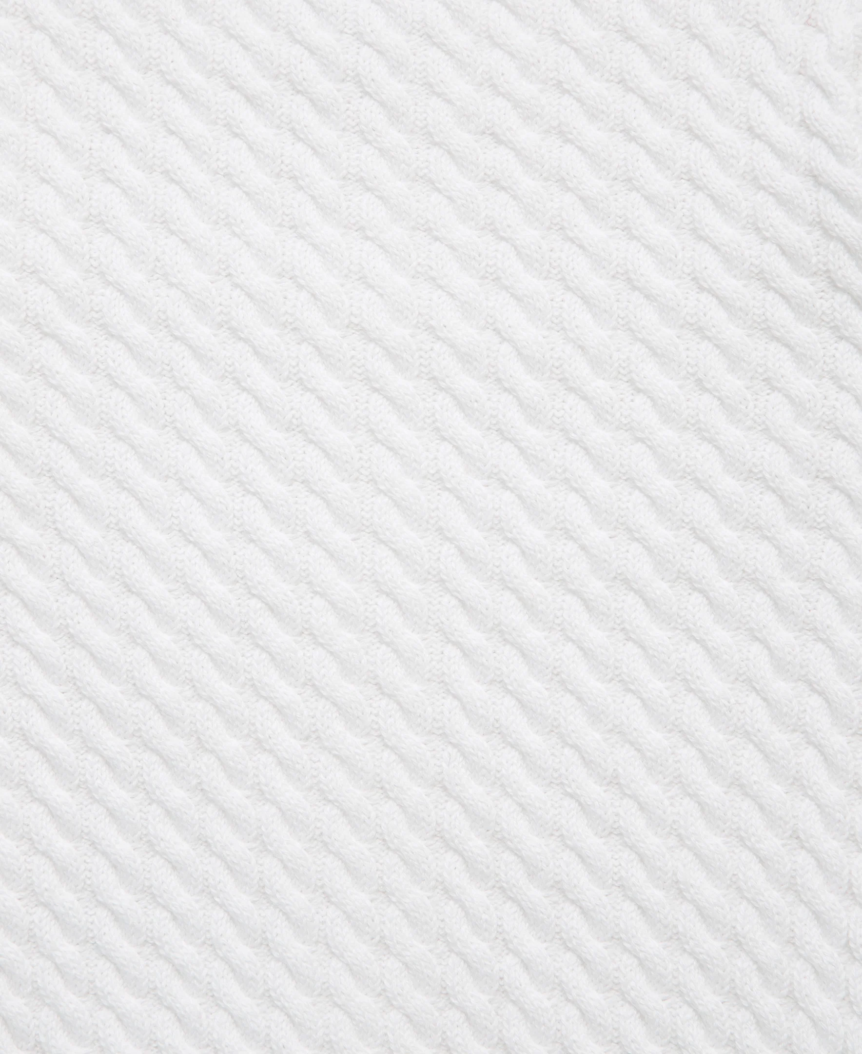 White Cable Sweater & Blanket Gift Box - Image 3